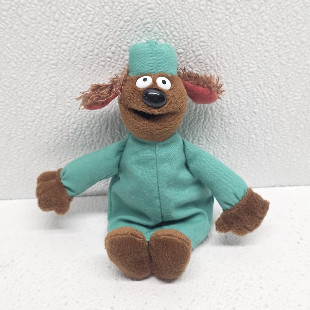Jim Henson Muppets Doctor Rowlf Dog 7" Plush Stuffed Animal Toy Sababa 2003